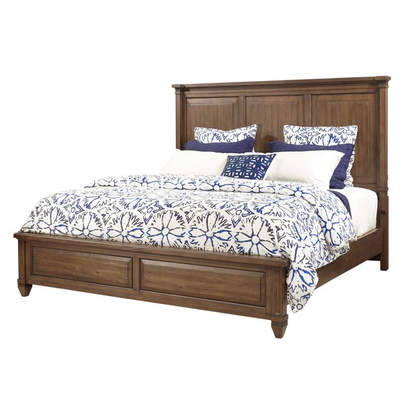 Emery Park - Thornton Cal King Panel Bed in Sienna Finish