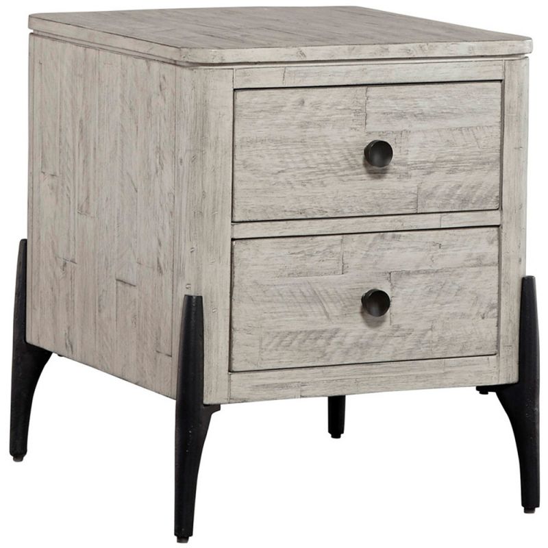 Emery Park - Zane End Table in Parchment Finish - I256-9140