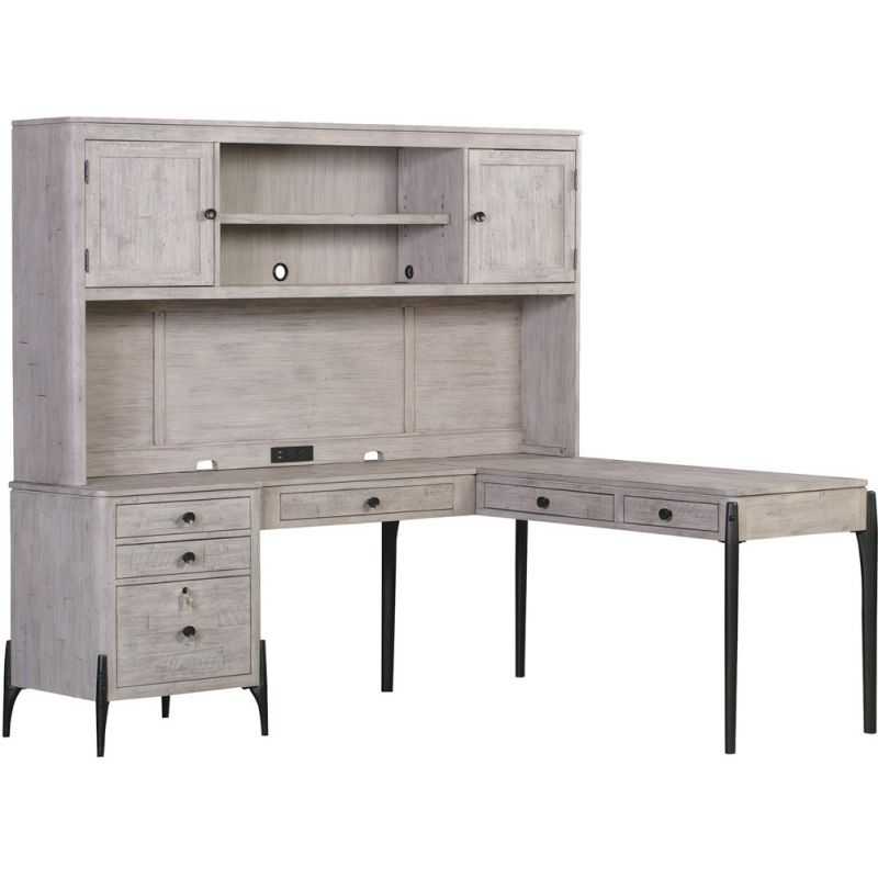 Emery Park - Zane Modular Desk in Parchment Finish