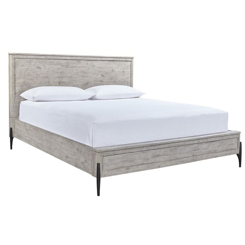 Emery Park - Zane Queen Non Storage Panel Bed in Parchment Finish