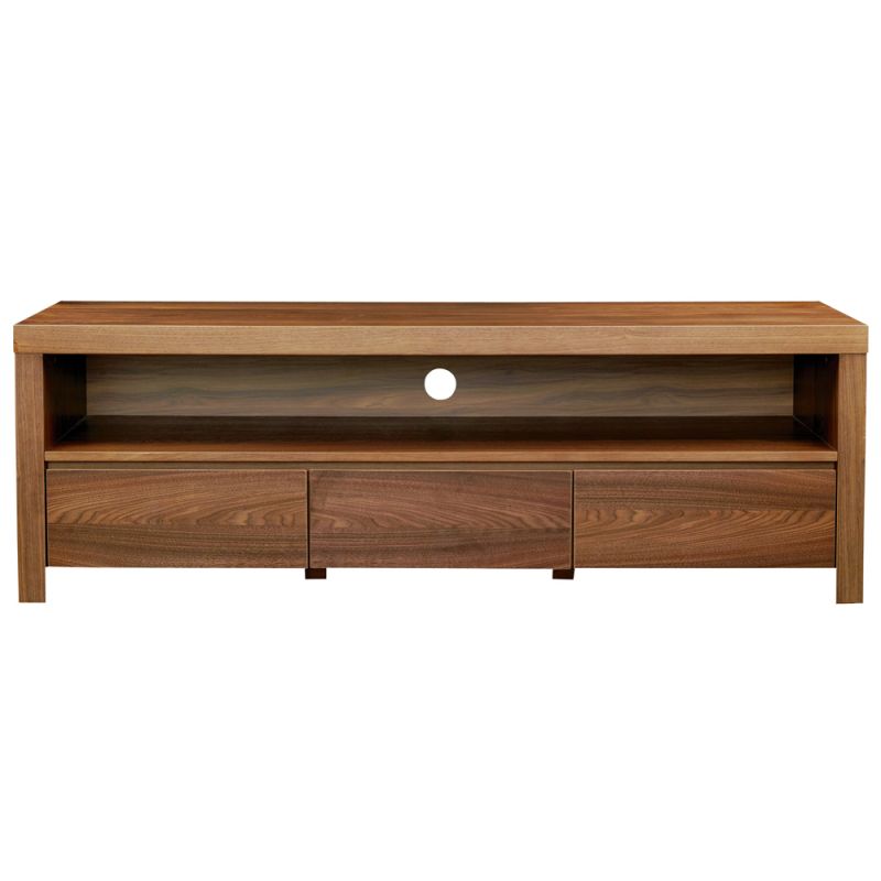 Euro Style - Bryant Media Stand in American Walnut - 09839WAL-KIT