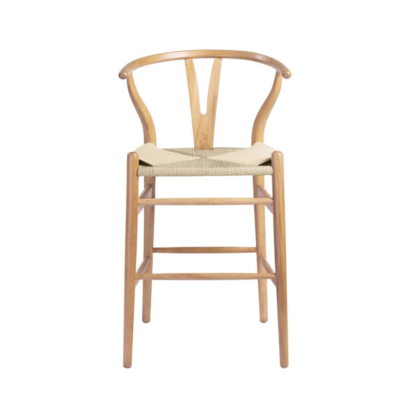 Euro Style - Evelina-C Counter Stool in Natural - 08169NAT