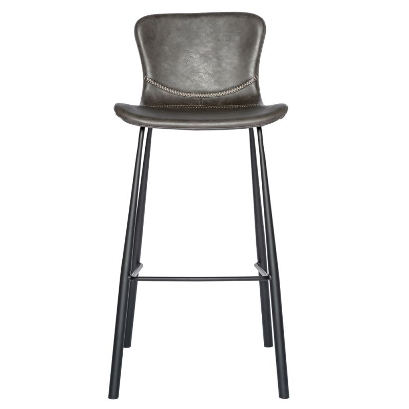 Euro Style - Melody Bar Stool in Dark Gray (Set of 2) - 30514DKGRY