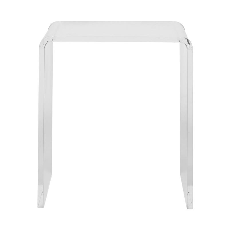 Euro Style - Veobreen 16-inch Side Table in Clear Acyrlic - 21202-CLR