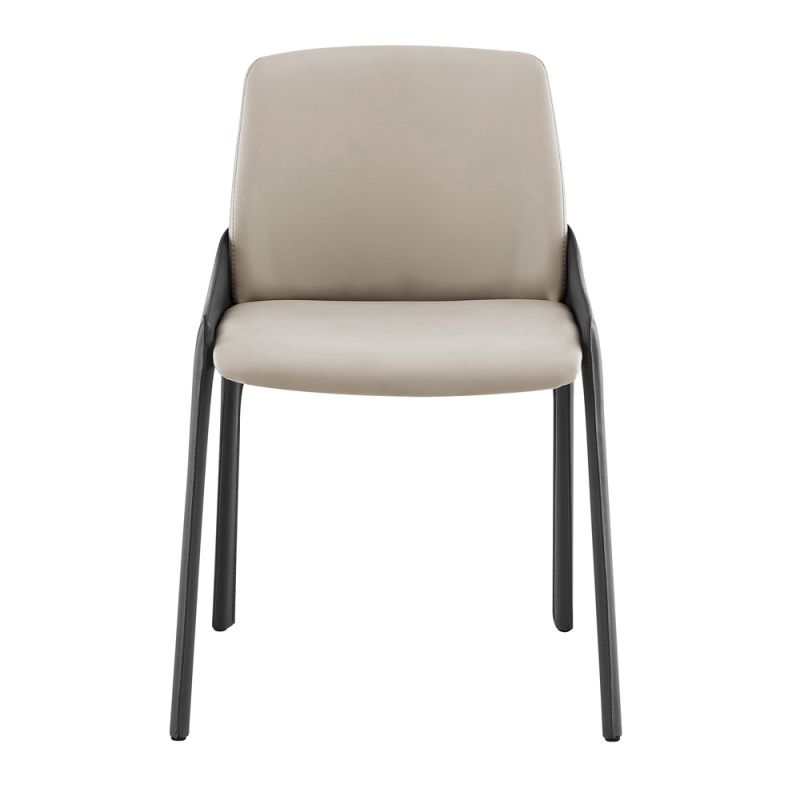 Euro Style - Vilante Side Chair in Light Gray and Gray (Set of 2) - 38970GRY
