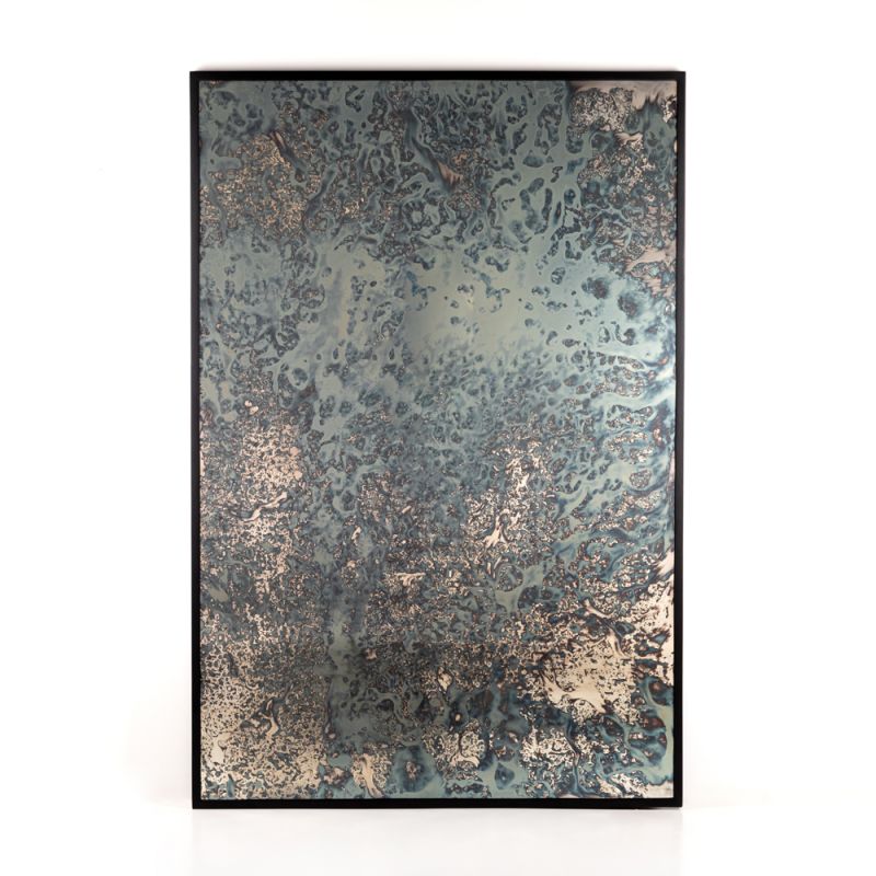 Four Hands - Acid Wash Floor Mirror - Iron Matte Black - 224750-001