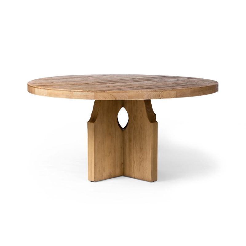 Four Hands - Allandale Round Dining Table - Natural Elm - 235824-001