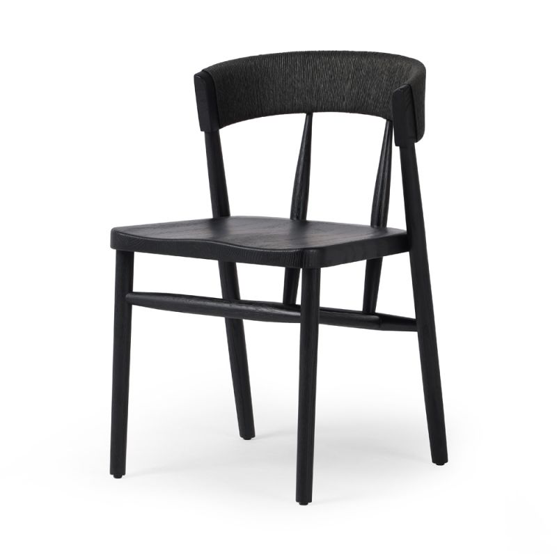 Four Hands - Allston - Buxton Dining Chair-Black Oak - 231882-008