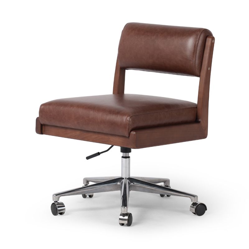 Four Hands - Allston - Norris Armless Desk Chair-Sonoma Coco - 238205-001