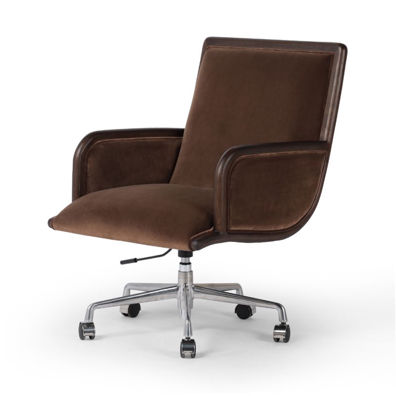 Four Hands - Allston - Samford Desk Chair-Sapphire Coco - 237318-001