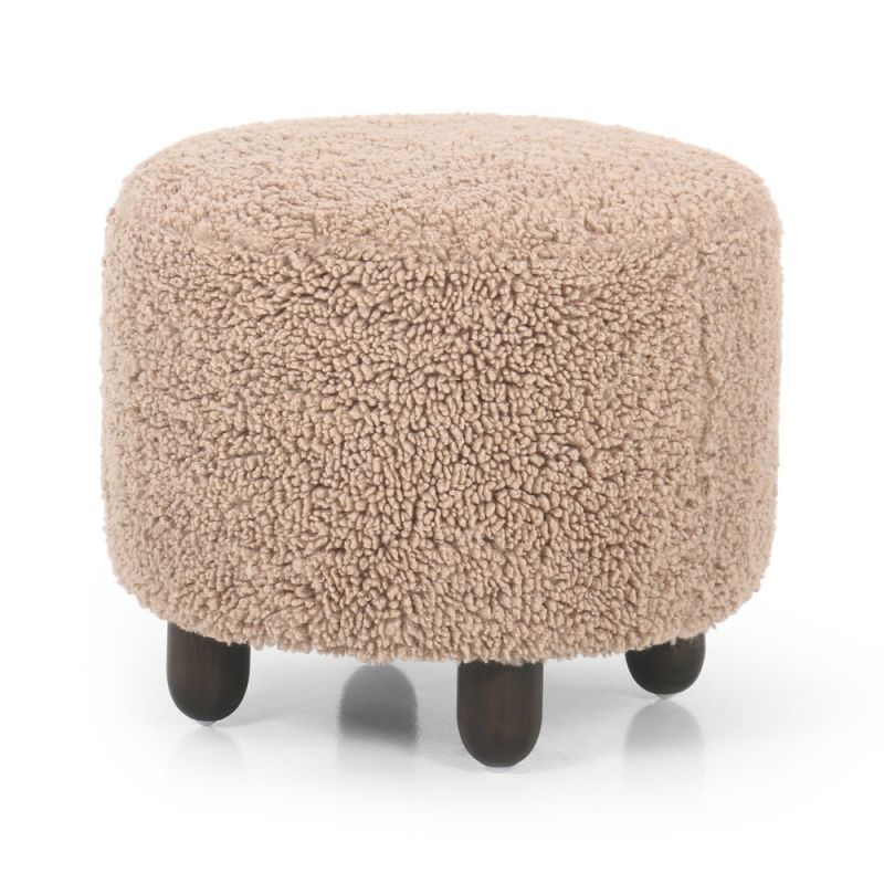 Four Hands - Aniston Ottoman - Andes Toast - 230810-004