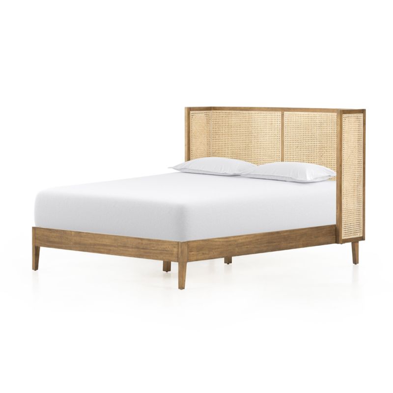 Four Hands - Antonia Bed - Toasted Parawood Solid - King - 227834-007