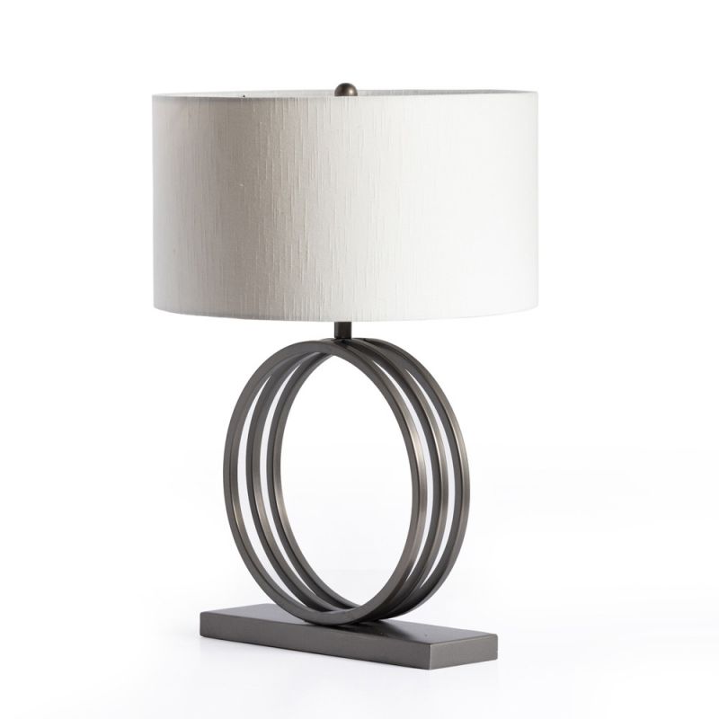 Four Hands - Asher - Laura Table Lamp - Dark Pewter Ss - 101145-005
