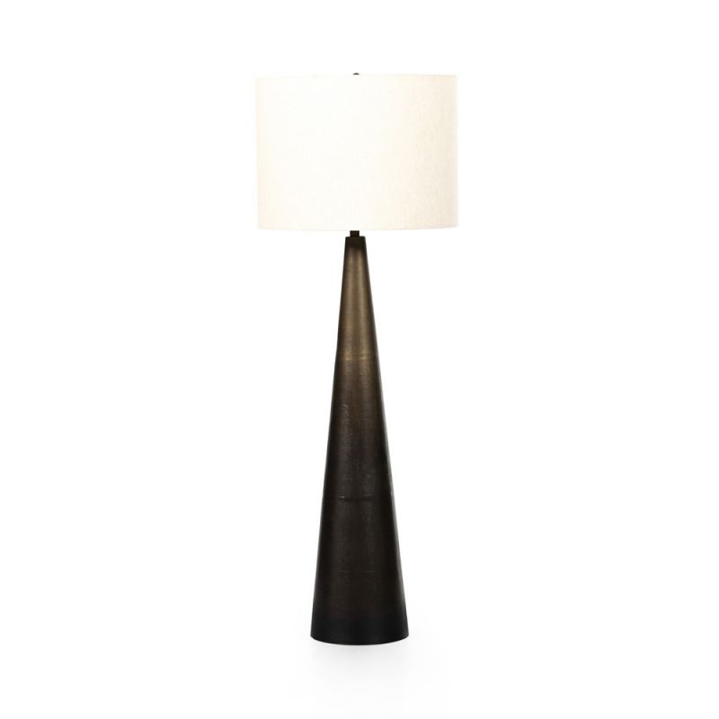 Four Hands - Asher - Nour Floor Lamp - Ombre Stainless Steel - 227540-003