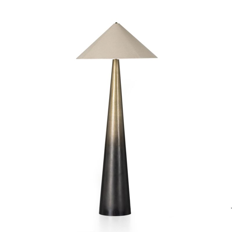 Four Hands - Asher - Nour Tapered Shade Floor Lamp - Ombre - 235074-001
