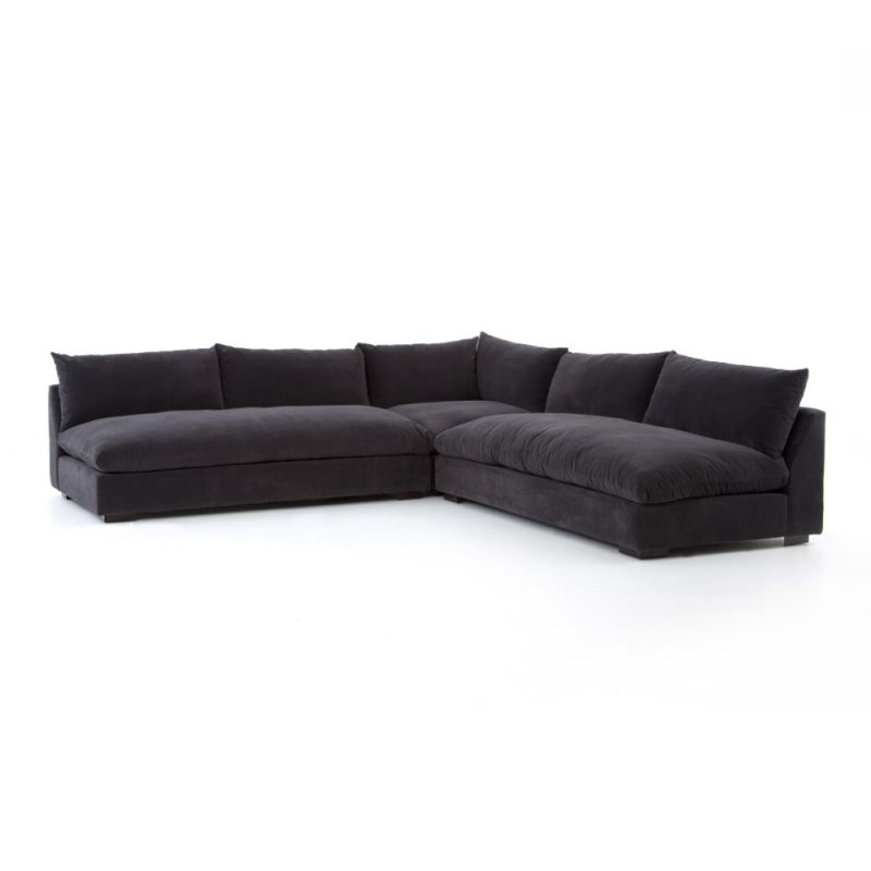 Four Hands - Grant Sectional - Henry Charcoal - UATR-010-152