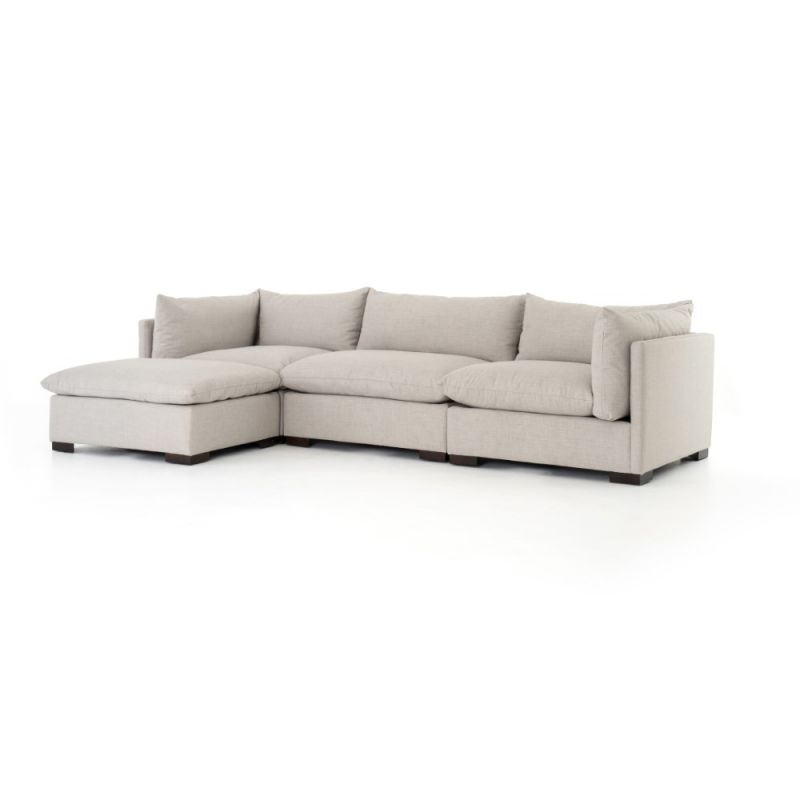 Four Hands - Westwood 3 Piece Sectional with Ottoman - Bm - UATR-S01-925