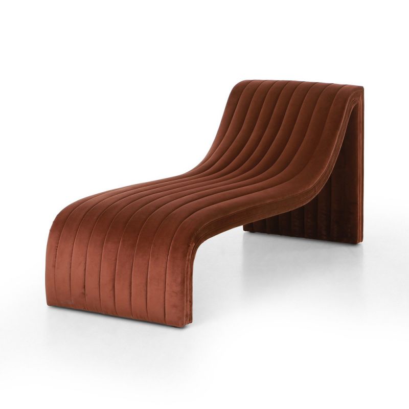 Four Hands - Augustine Chaise Lounge - Surrey Auburn - 229871-002