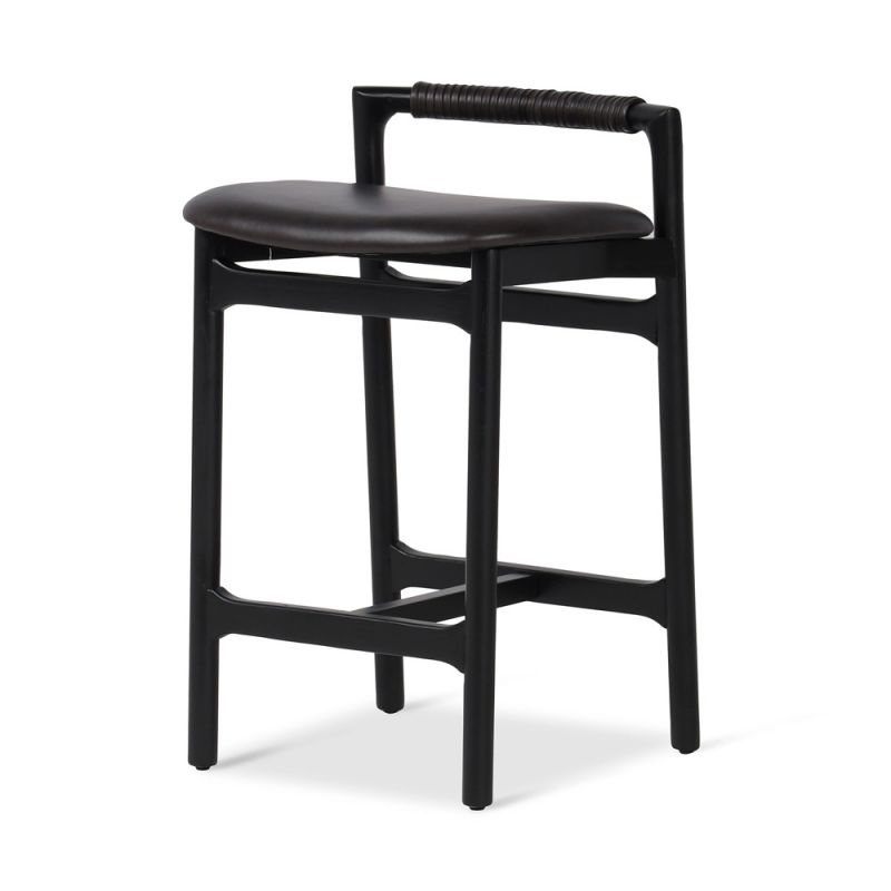 Four Hands - Baden Counter Stool - Sonoma Black - 233519-006