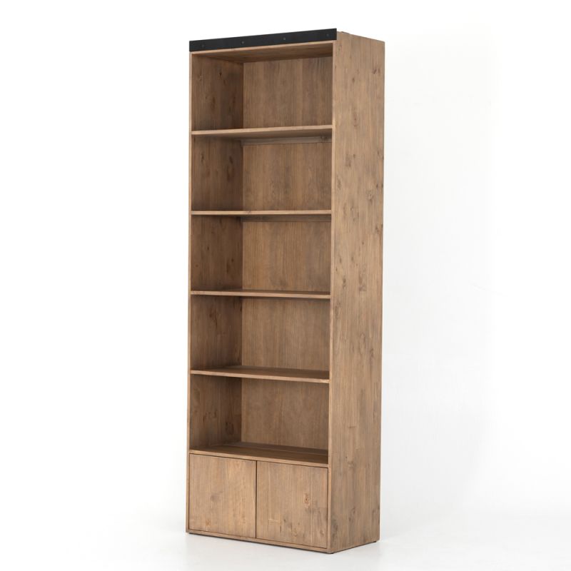 Four Hands - Bane Bookshelf - Smoked Pine - VHDN-039