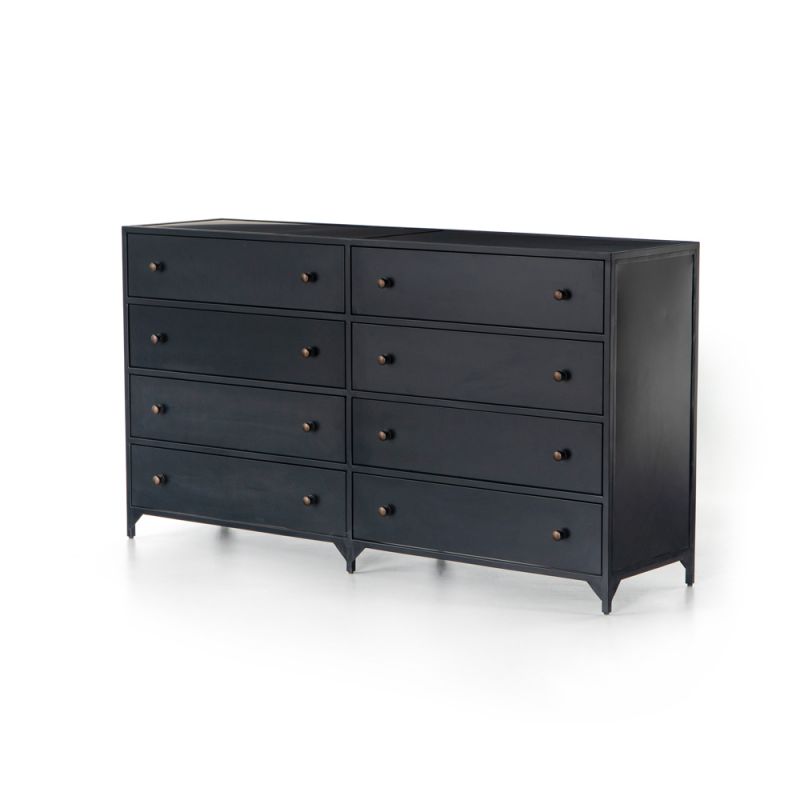 Four Hands - Belmont 8 Drawer Metal Dresser - Black - 104448-002