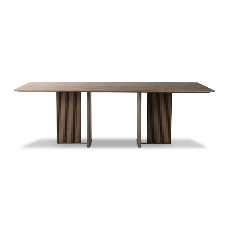 Four Hands - Bina - Leo Dining Table - Rustic Grey Veneer - 231848-002