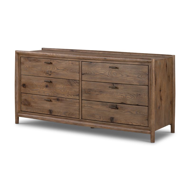 Four Hands - Bolton - Glenview 6 Drawer Dresser-Weathered Oak - 236472-001