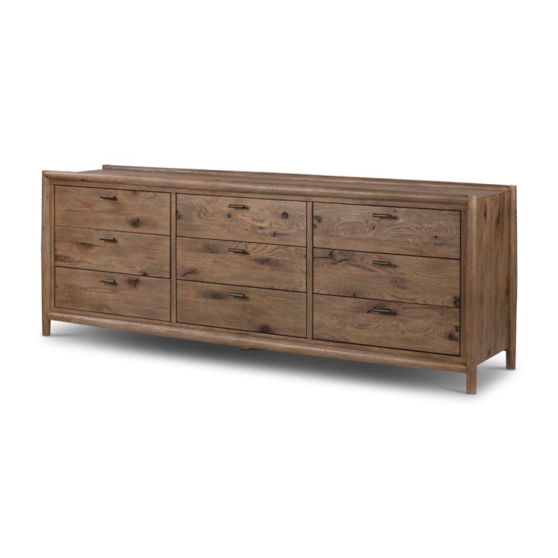 Four Hands - Bolton - Glenview 9 Drawer Dresser-Weathered Oak - 237095-001