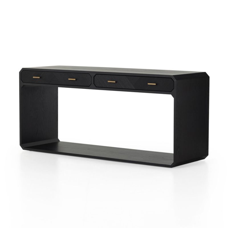 Four Hands - Caspian Console Table - Black Ash Veneer - 231408-002