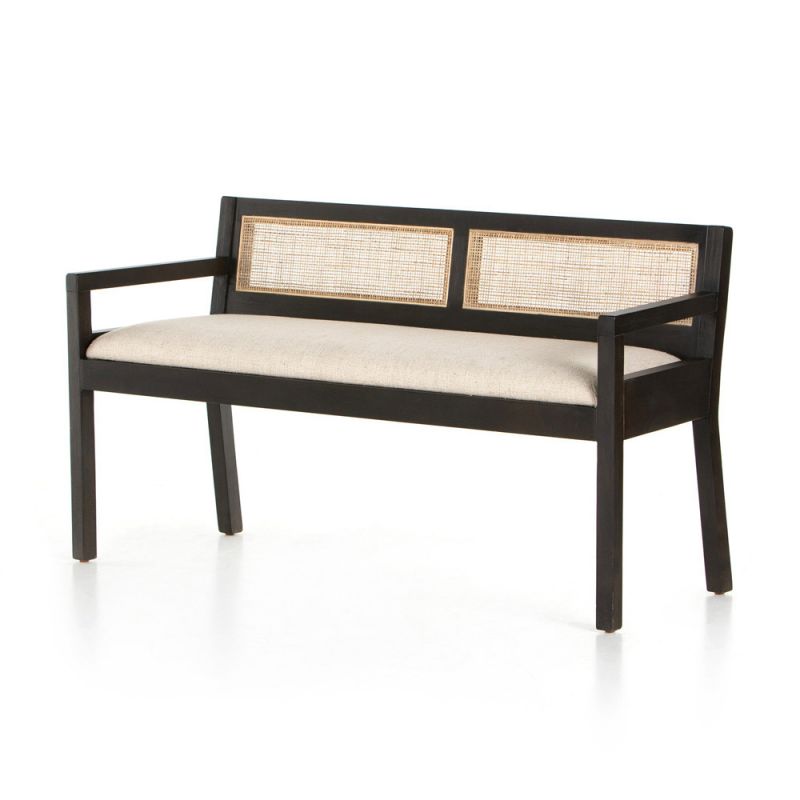 Four Hands - Clarita Accent Bench - Thames Cream - 226611-002