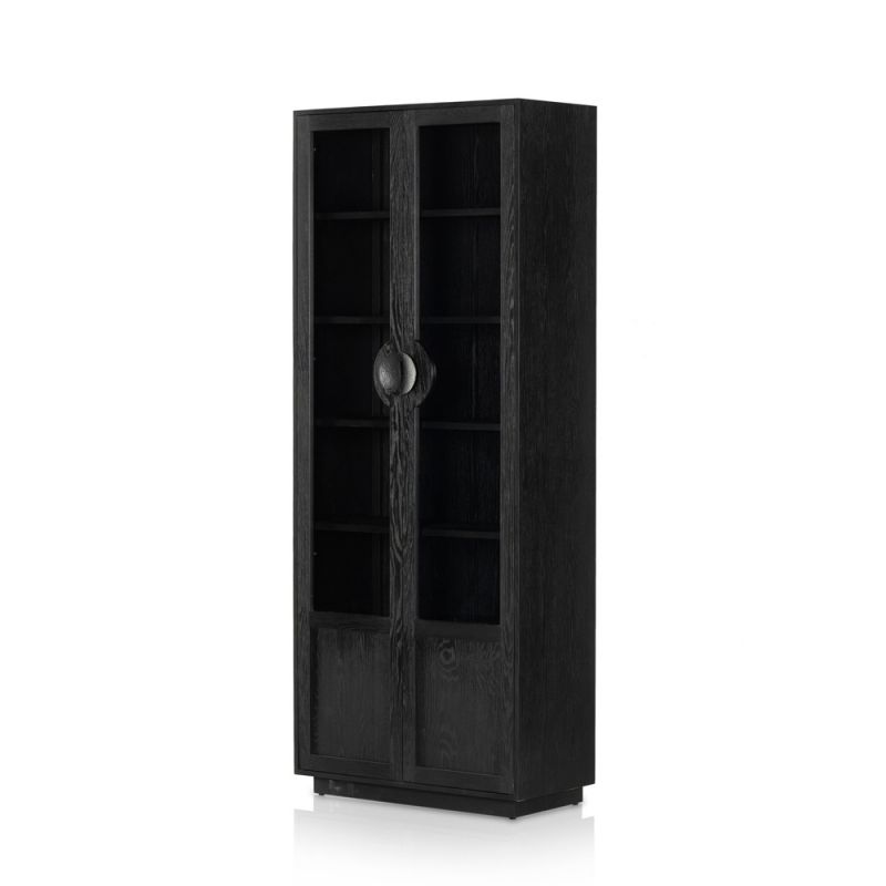 Four Hands - Coraline Cabinet - Brushed Ebony Oak - 233571-001