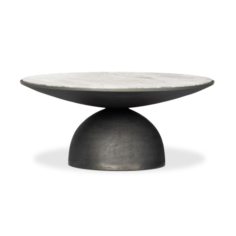 Four Hands - Corbett Coffee Table - River Grey Marble - 224138-003