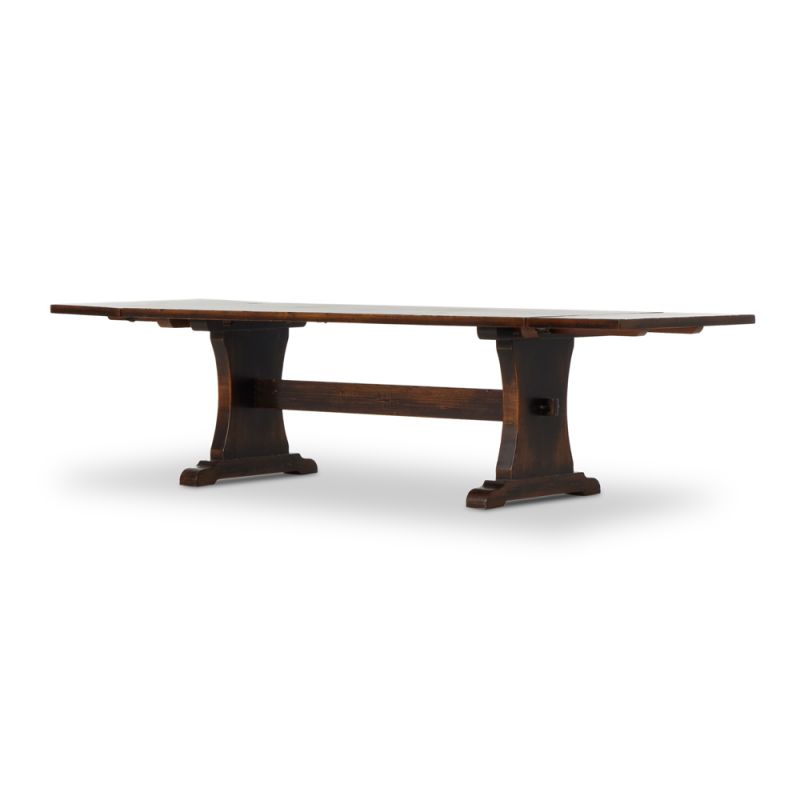 Four Hands - Cordella - Trestle Dining Table-Distressed Walnut - 233778-001