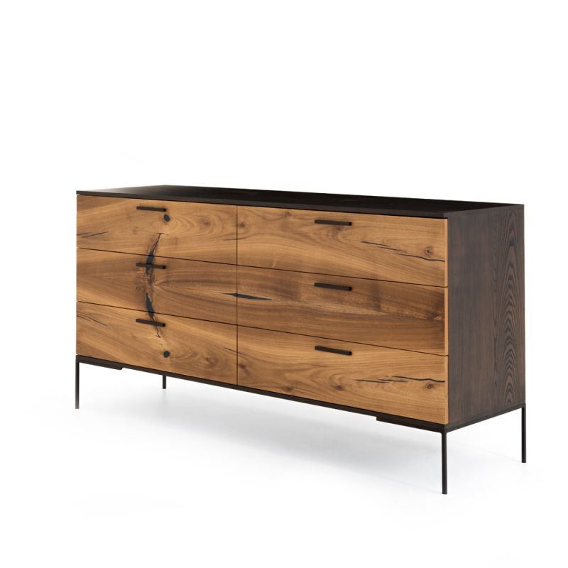 Four Hands - Cuzco 6 Drawer Dresser - Natural Yk Resin - 109018-001