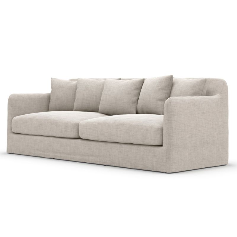 Four Hands - Dade Outdoor Slipcover Sofa - Venao Grey - 225073-005