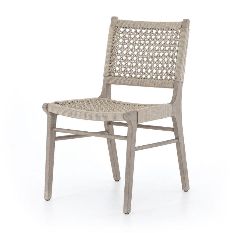 Four Hands - Delmar Outdoor Dining Chair - Grey - JSOL-031B