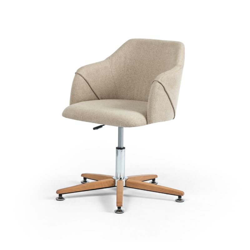Four Hands - Edna Desk Chair - Fedora Oatmeal - CASH-21126-079P