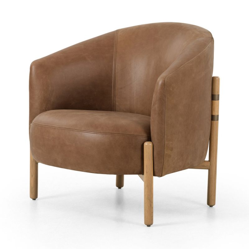 Four Hands - Enfield Chair - Palermo Cognac - 108626-004