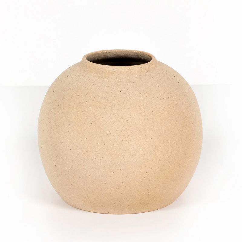 Four Hands - Evalia Vase - Natural Speckled Clay - 231138-002