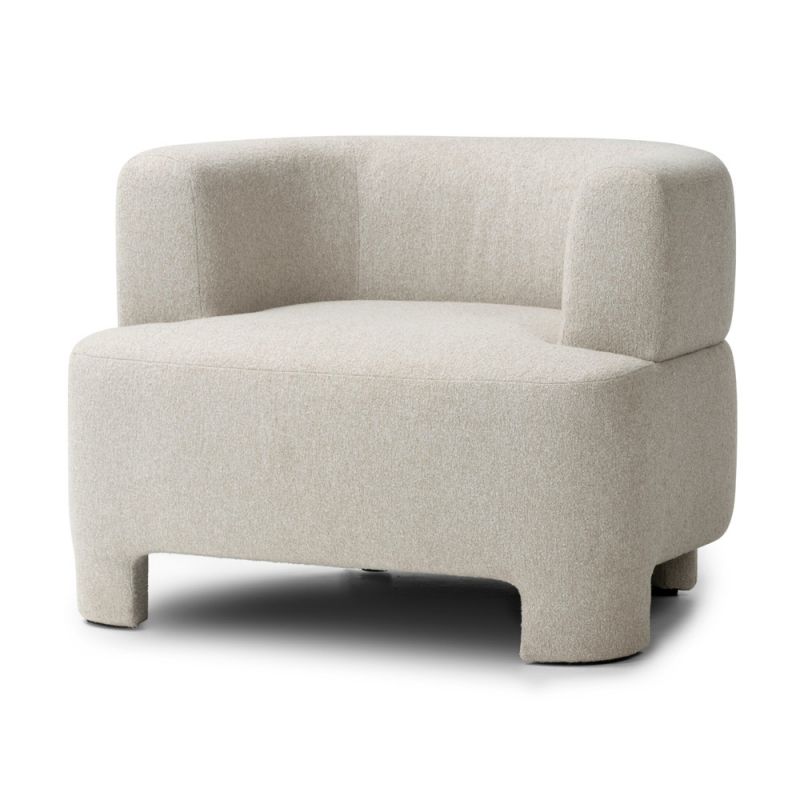Four Hands - Farrow - Olvera Chair - Crete Pebble - 240662-002