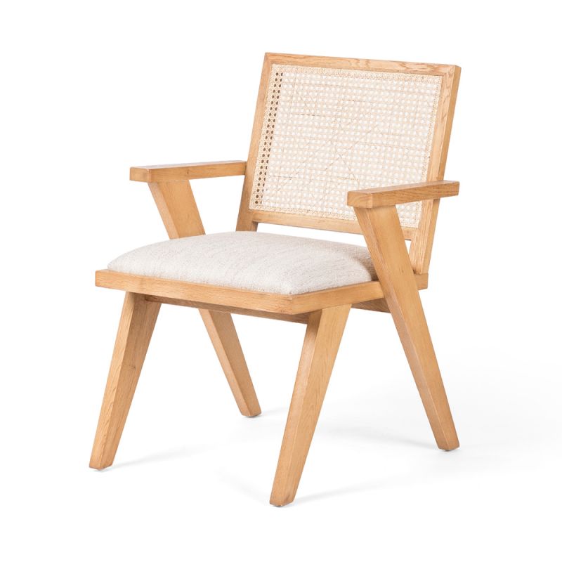 Four Hands - Flora Dining Chair - Smoked Drift Oak - 109275-003