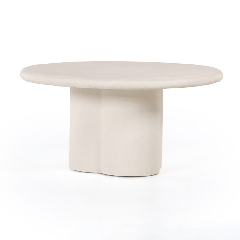 Four Hands - Grano Dining Table - Plaster Molded Concte - 225143-003