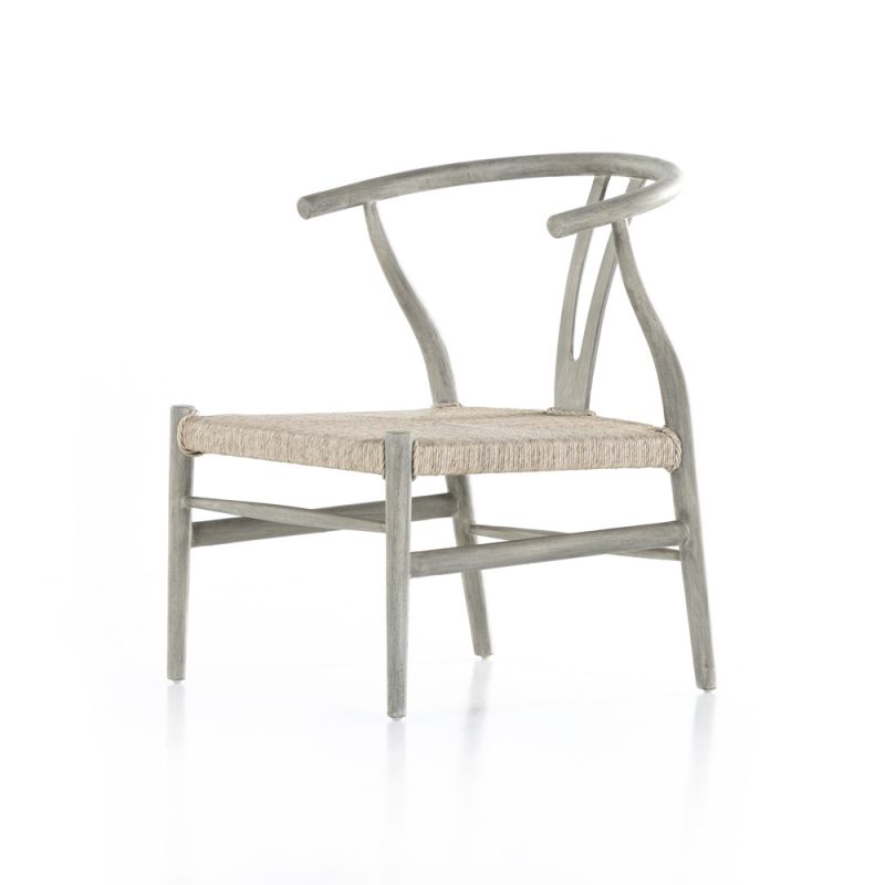 Four Hands - Grass Roots - Muestra Chair-Weathered Grey Teak - 227983-001