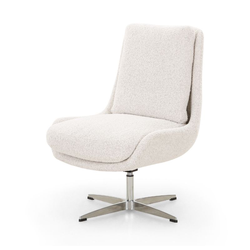 Four Hands - Grayson - Burbank Desk Chair Upholstered Frm-Ivr - 239916-001