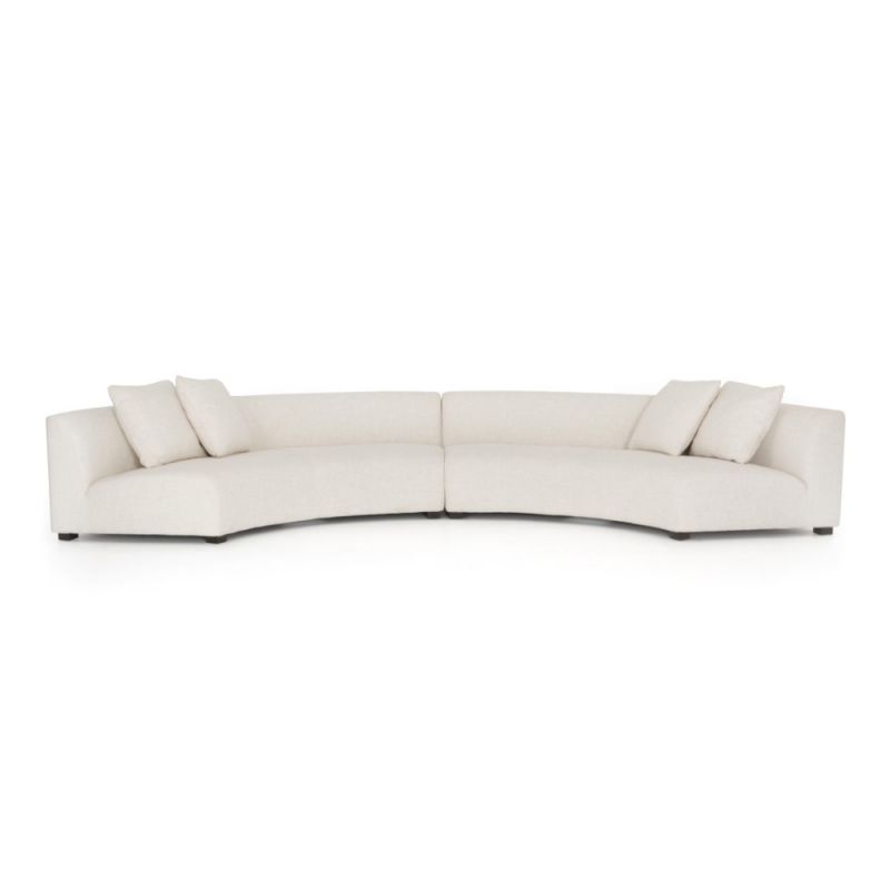 Four Hands - Liam 2 Piece Sectional - Dover Crescent - CGRY-002-320-S1