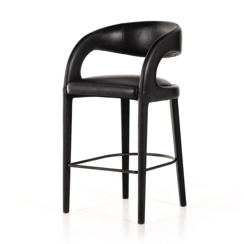 Four Hands - Hawkins Bar Stool - Sonoma Black - 230067-010