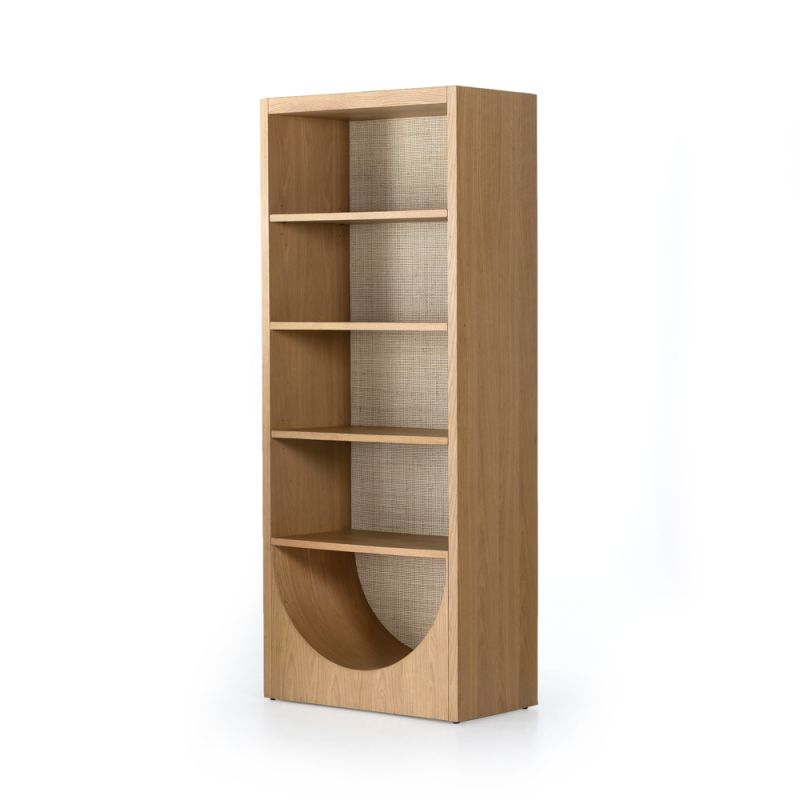 Four Hands - Higgs Bookcase - Honey Oak Veneer - 225023-002