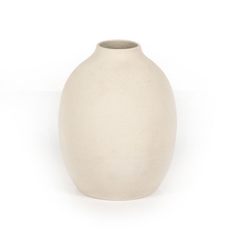 Four Hands - Ilari Vase - Cream Matte Ceramic - 231139-002