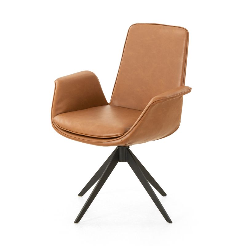 Four Hands - Inman Desk Chair - Sierra Butterscotch - 105770-005