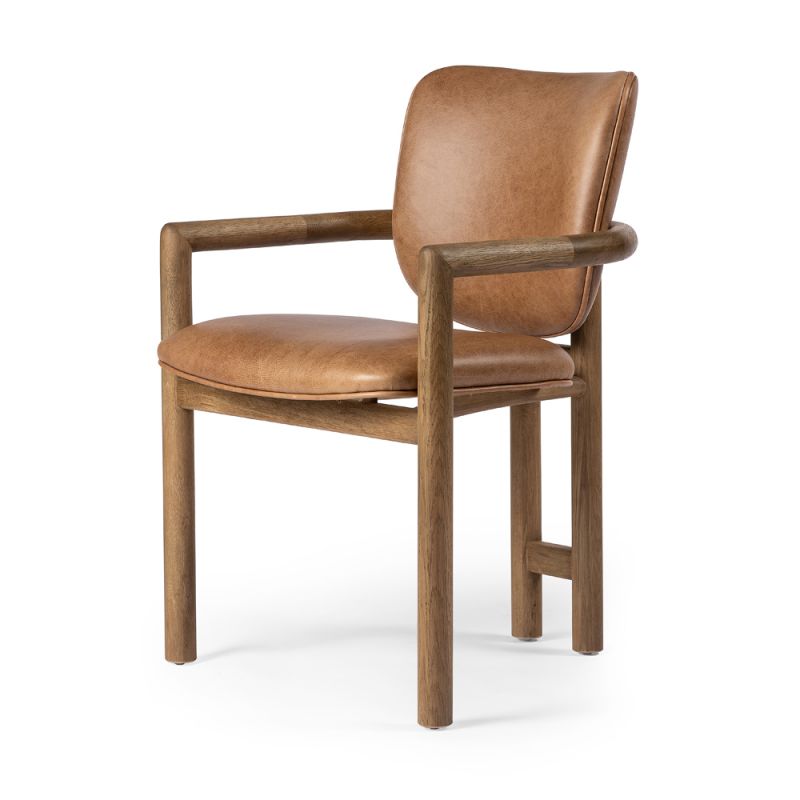 Four Hands - Irondale - Madeira Dining Chair-Chaps Saddle - 229549-002